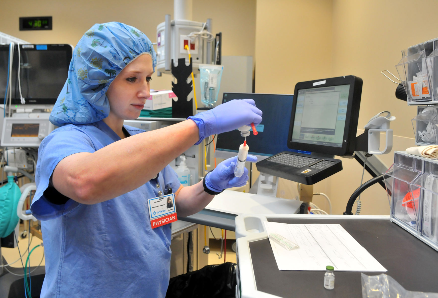 Progress: anesthesiologist Dr. Shira Black.